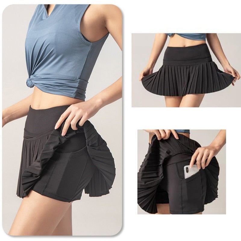 SKIRT YOGUINA Black Pleated